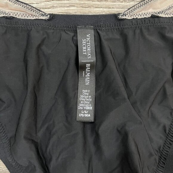 Victoria's Secret X Balmain Strappy Cheeky Thong Panty - Picture 4 of 6